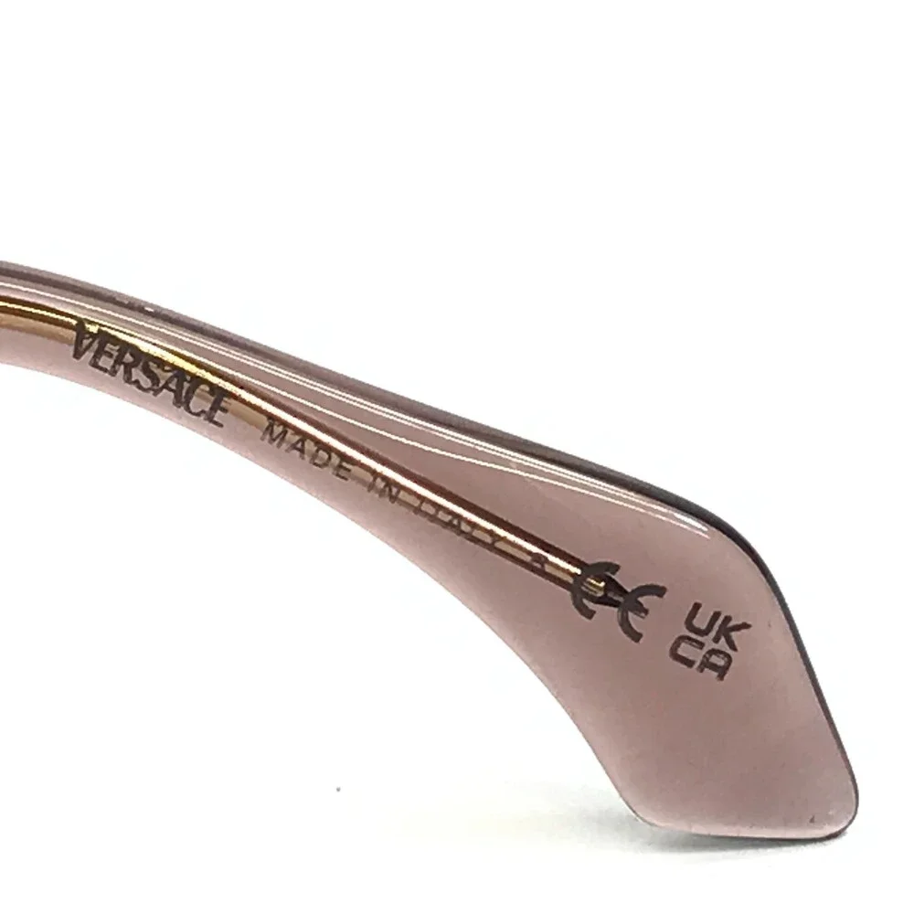 Versace Eyeglasses Frames MOD.3394-D 5435 Transparent Purple Asian Fit 53-17-140